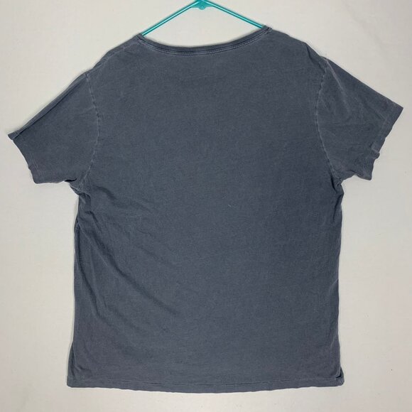 RRL Logo T-shirt Gray Men's XL Ralph Lauren Double RL Distressed - Picture 5 of 10